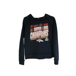 Denver Broncos Super Bowl 50 Champions Hoodie Team Apparel Medium Peyton Manning